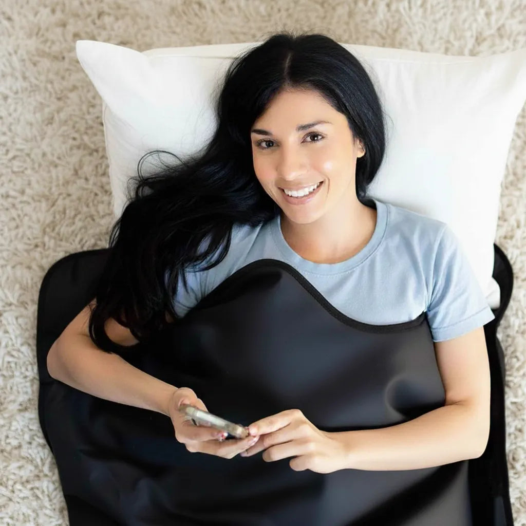 Generic Far Infrared Sauna Blanket Portable Thermal Detox Wrap for Home Spa Therapy