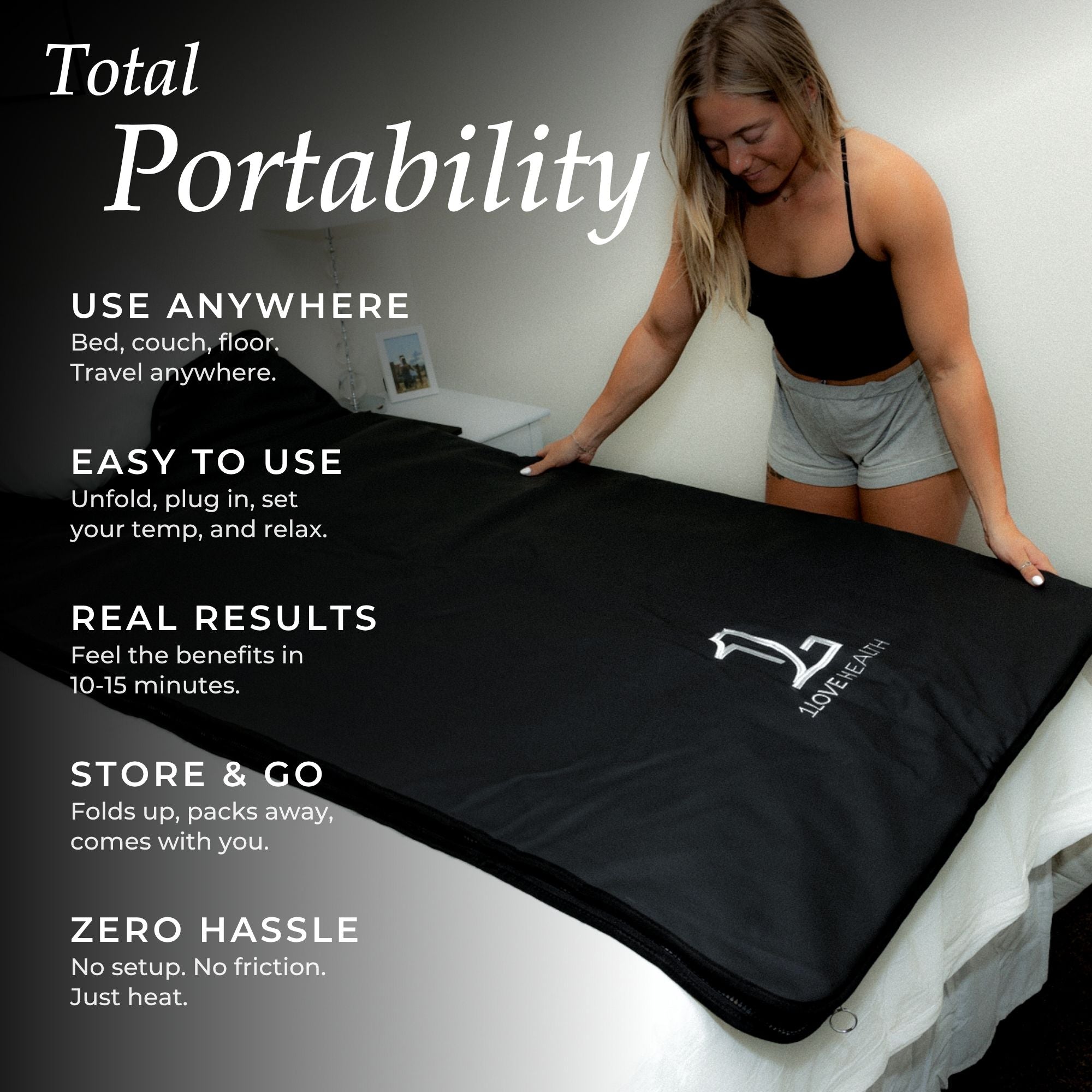 Sauna Blanket Pro Infrared Thermal Wrap for Home Detox and Muscle Recovery